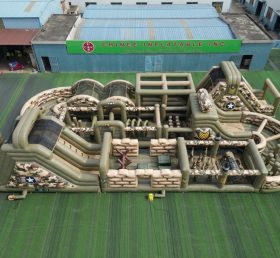 CR2-407 Military Style Theme Challenging Run Giant Inflatable Obstacle Courses