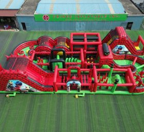 CR2-411 Miraculous Ladybug Theme Challenging Run Giant Inflatable Obstacle Courses