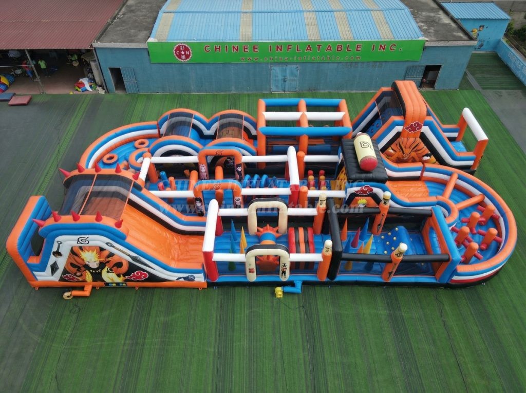 CR2-416 Naruto Theme Challenging Run Giant Inflatable Obstacle Courses