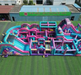 CR2-432 Shimmer & Shine Theme Challenging Run Giant Inflatable Obstacle Courses