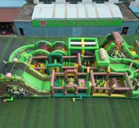 CR2-433 Shrek Theme Challenging Run Giant Inflatable Obstacle Courses