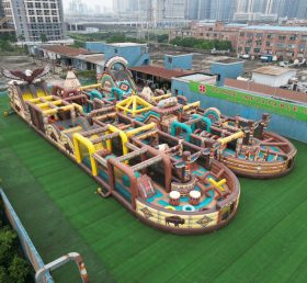 CR2-5 American Indian Theme Challenging Run Giant Inflatable Obstacle Courses