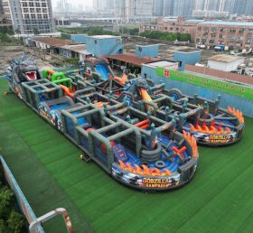 CR2-50 Godzilla Theme Challenging Run Giant Inflatable Obstacle Courses