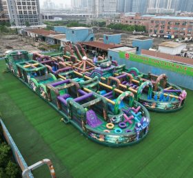 CR2-69 Magic Forest Theme Challenging Run Giant Inflatable Obstacle Courses