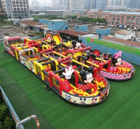 CR2-72 Mickey & Minnie Theme Challenging Run Giant Inflatable Obstacle Courses