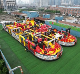 CR2-73 Mickey & Minnie Theme Challenging Run Giant Inflatable Obstacle Courses