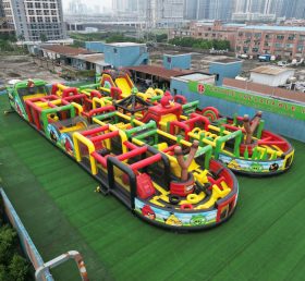 CR2-8 Angry Birds Theme Challenging Run Giant Inflatable Obstacle Courses