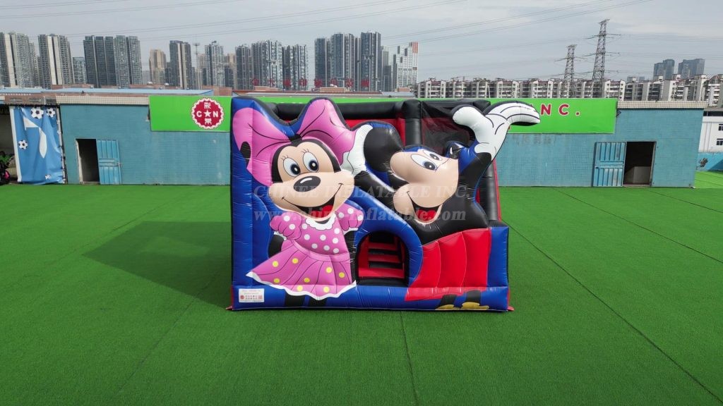 T2-4895B Mickey Mouse Bouncy Castle with Slide