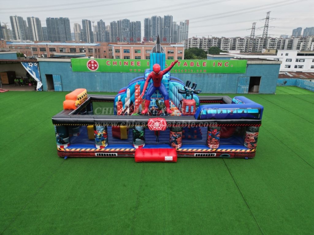 T6-919B Marvel Spider-Man Themed Inflatable Playground