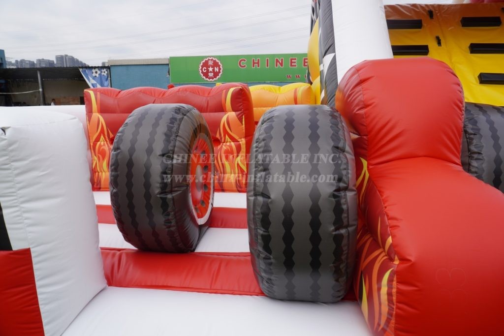 T2-8120 Fire Truck Inflatable Playground