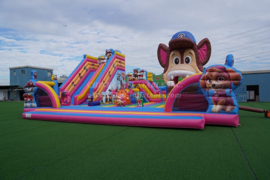 T6-1159A Paw Patrol Theme Inflatable Park