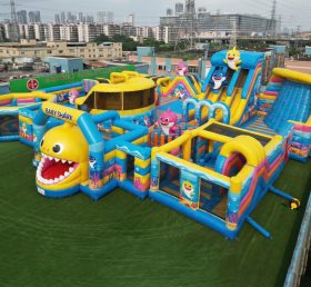 GF3-107 Baby Shark Theme Inflatable Park