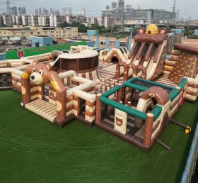 GF3-110 Bear Theme Inflatable Park