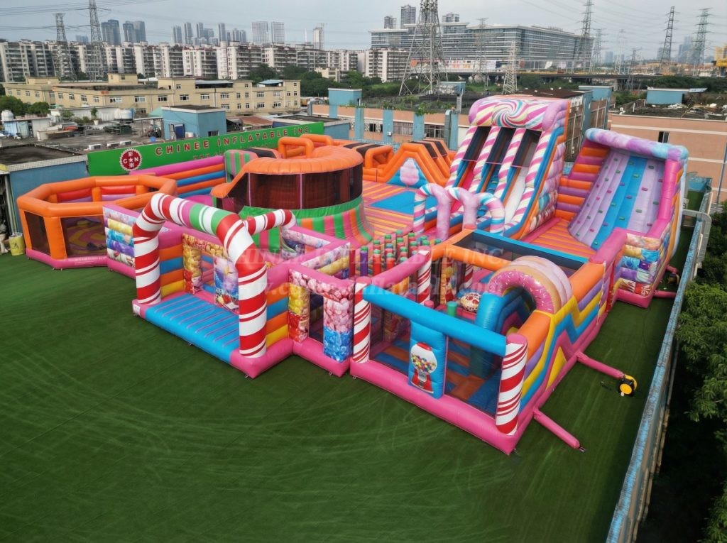 GF3-121 Candy Theme Inflatable Park