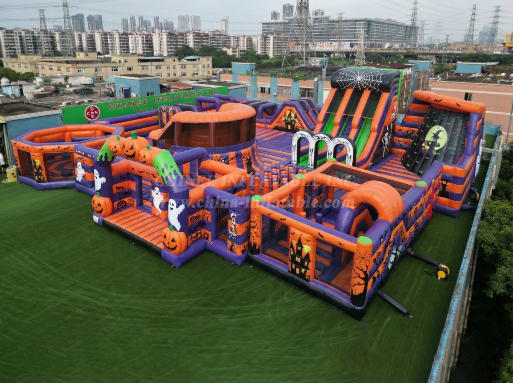 GF3-161 Halloween Theme Inflatable Park