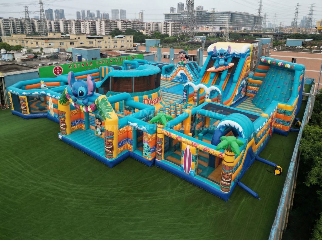GF3-175 Lilo & Stitch Theme Inflatable Park