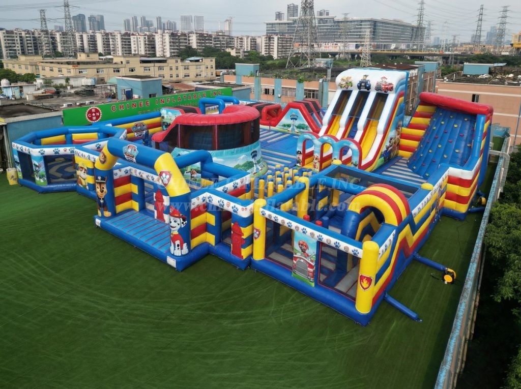 GF3-204 Paw Patrol Theme Inflatable Park