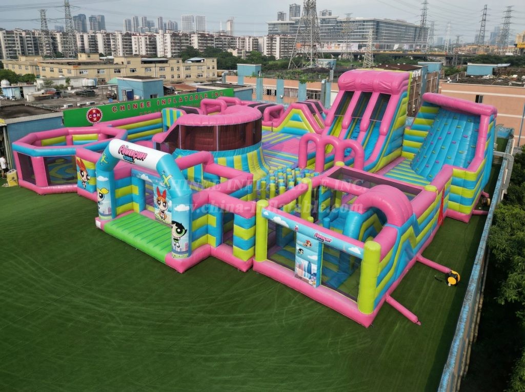 GF3-251 The Powerpuff Girls Theme Inflatable Park