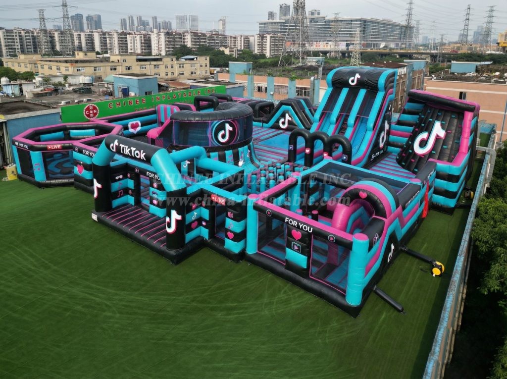 GF3-257 TikTok Theme Inflatable Park