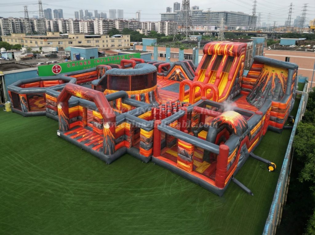 GF3-267 Volcano Theme Inflatable Park