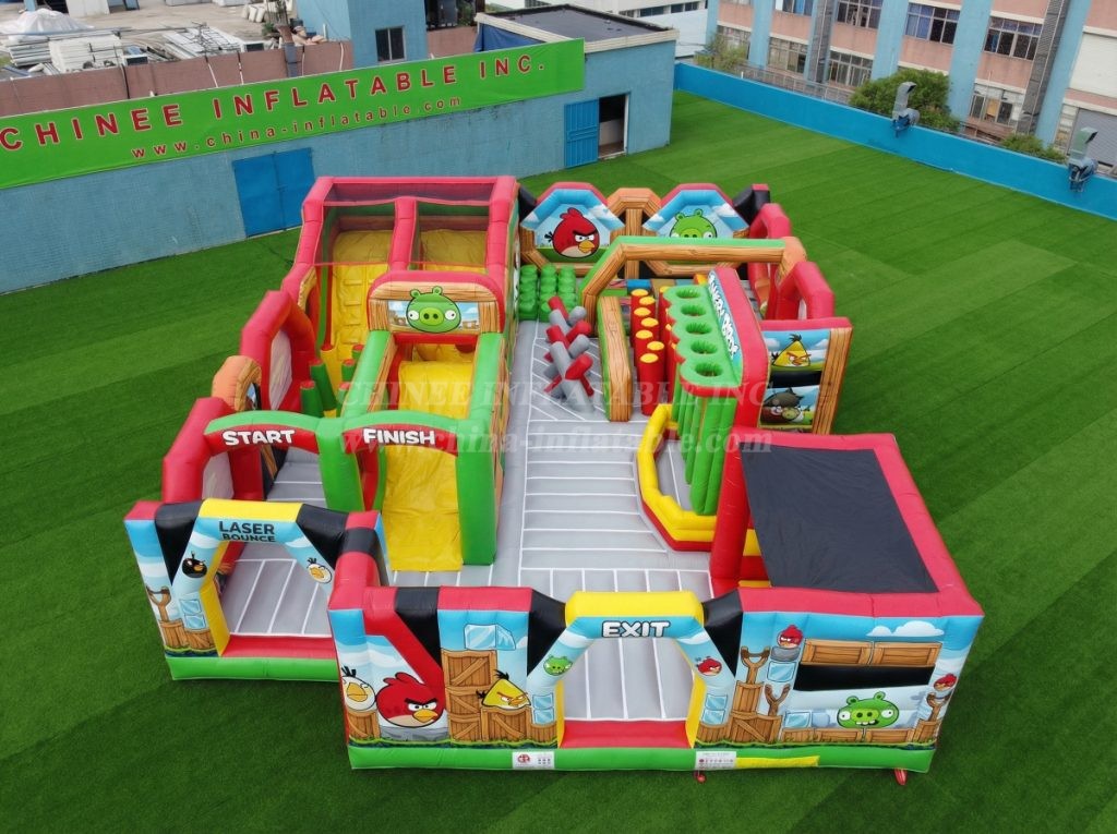 GF3-282 Angry Birds Theme Inflatable Park