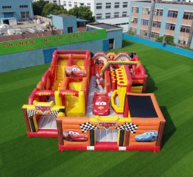 GF3-296 Cars Theme Inflatable Park