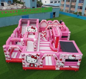 GF3-337 Hello Kitty Theme Inflatable Park