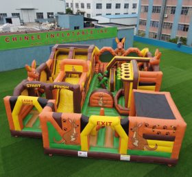 GF3-342 Kangaroo Theme Inflatable Park