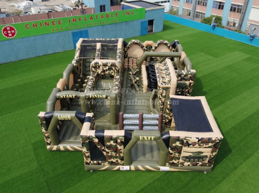 GF3-356 Military Style Theme Inflatable Park