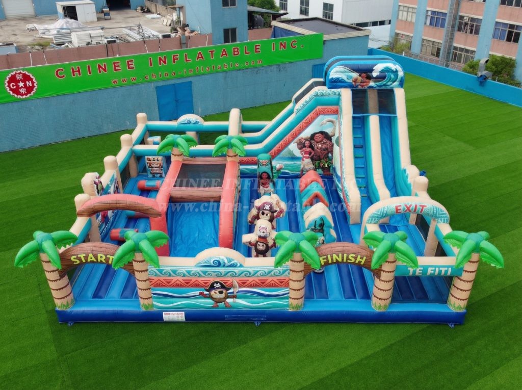 GF3-360 Moana Theme Inflatable Park