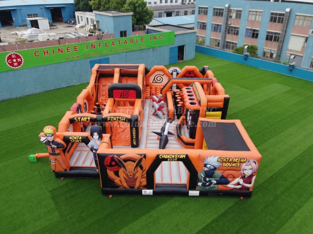 GF3-366 Naruto Theme Inflatable Park