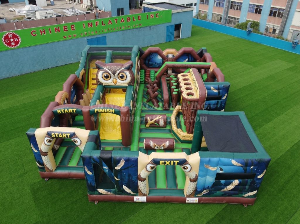 GF3-371 Owl Theme Inflatable Park