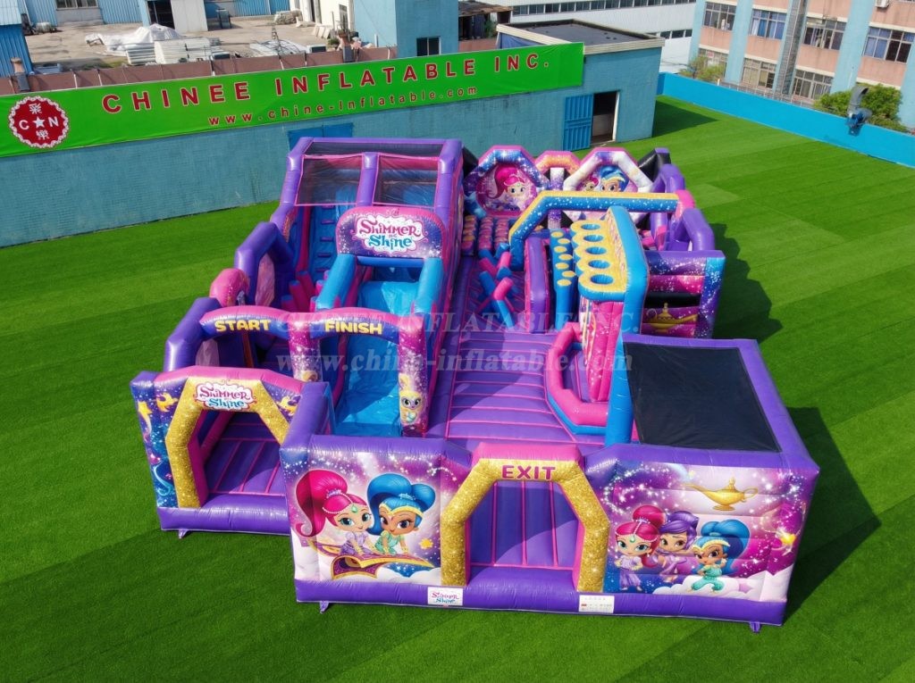 GF3-400 Shimmer & Shine Theme Inflatable Park