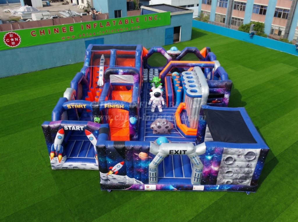 GF3-406 Space Theme Inflatable Park