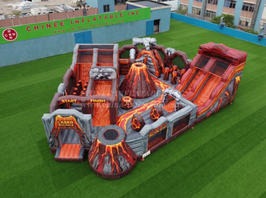 GF3-438 Volcano Theme Inflatable Park