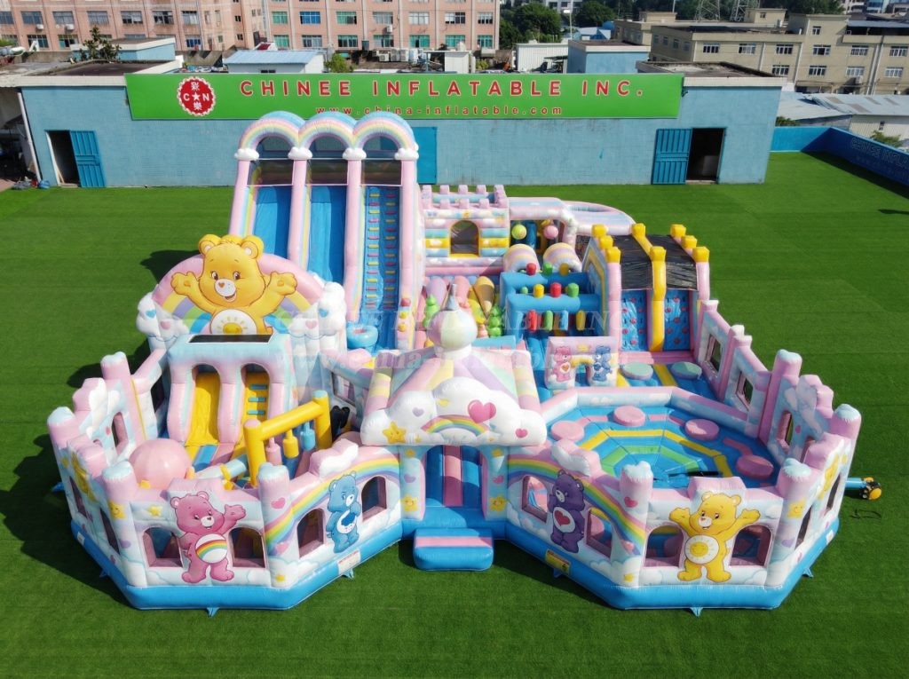 GF3-459 Care Bears Theme Inflatable Park