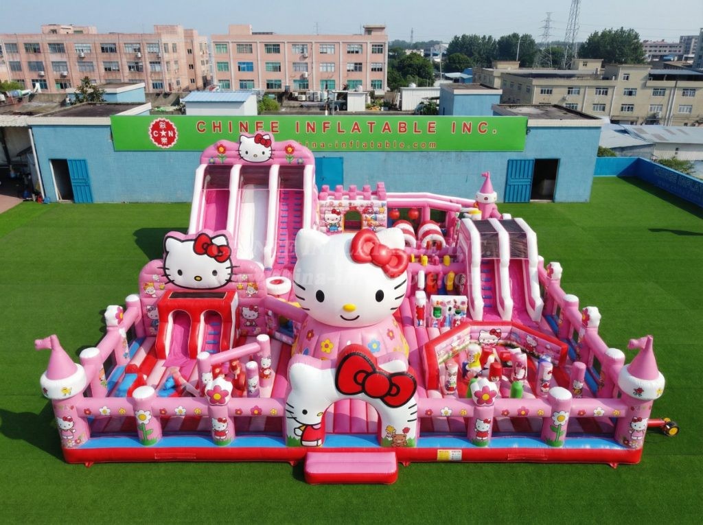GF3-469 Hello Kitty Theme Inflatable Park