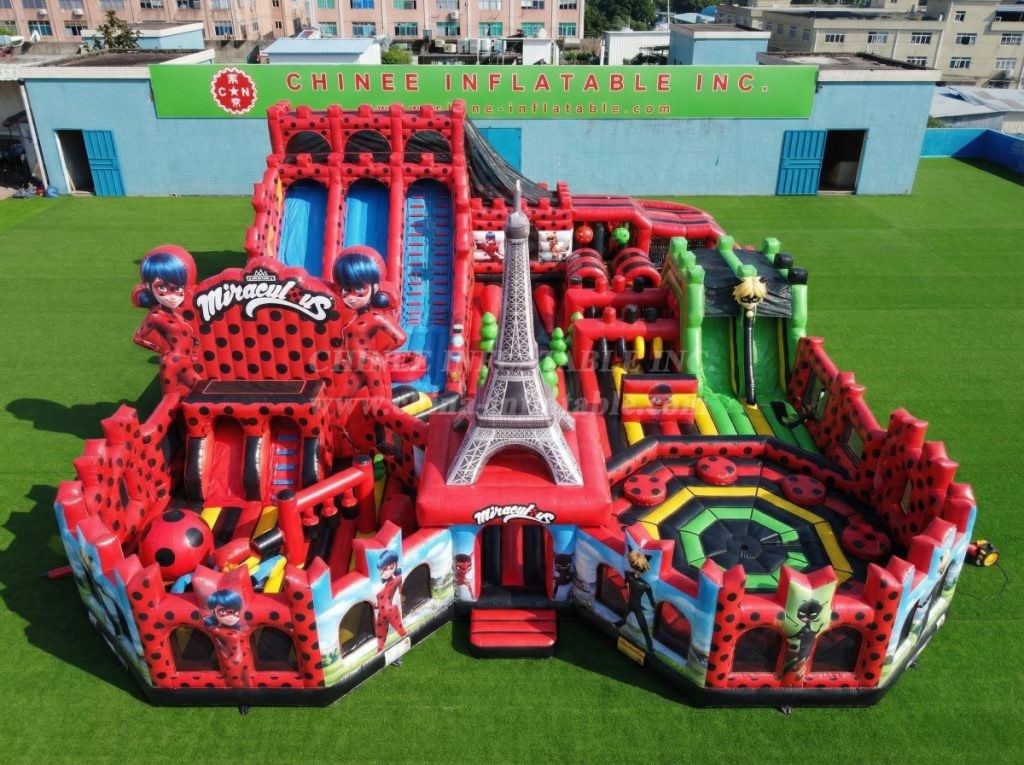 GF3-478 Miraculous Ladybug Theme Inflatable Park