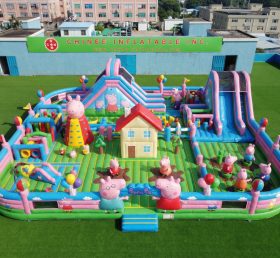 GF3-484 Peppa Pig Theme Inflatable Park