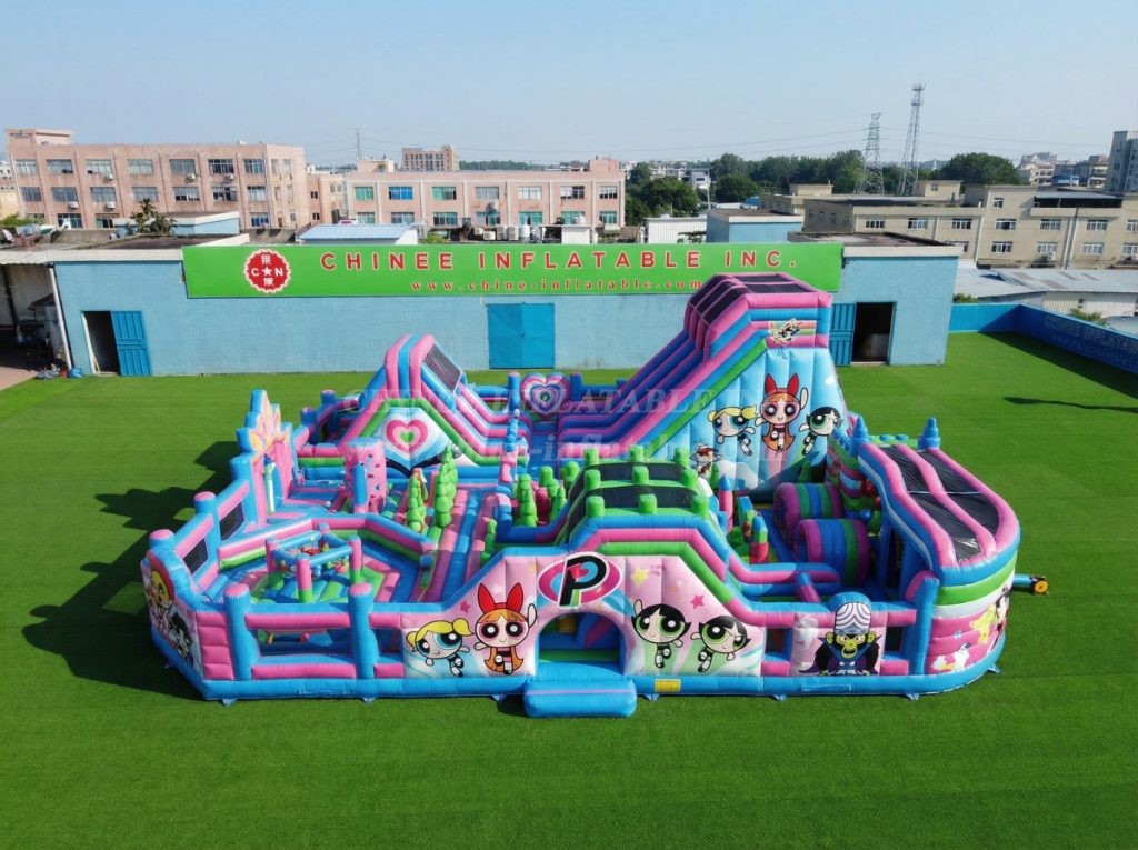 GF3-500 The Powerpuff Girls Theme Inflatable Park