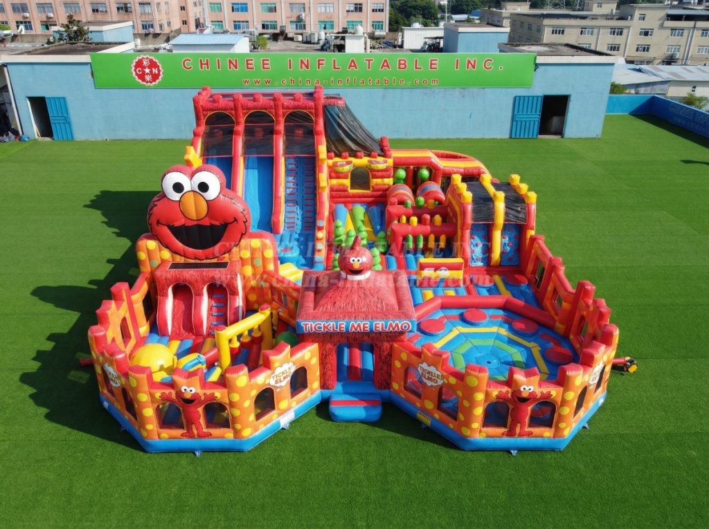GF3-503 Tickle Me Elmo Theme Inflatable Park