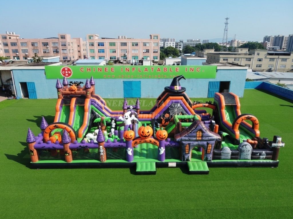 GF3-534 Halloween Theme Inflatable Park