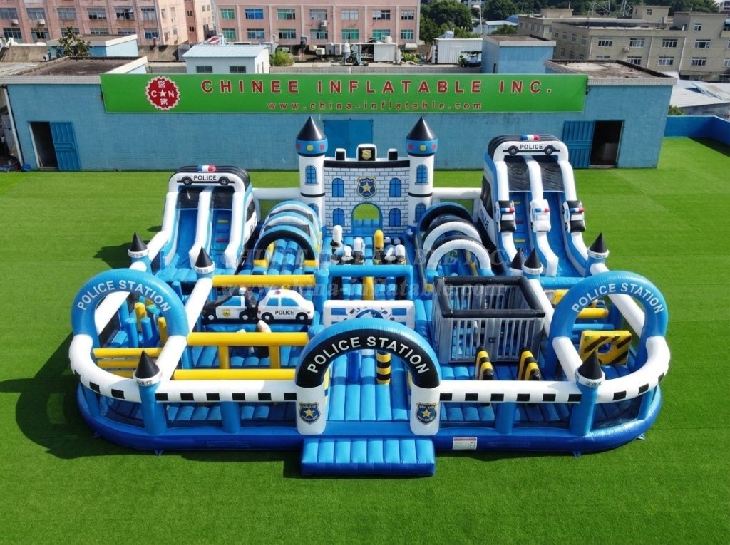 GF3-558 Police Station Theme Inflatable Park