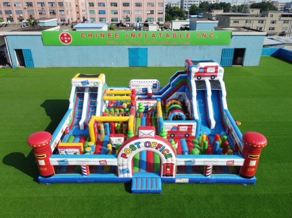 GF3-559 Post Office Theme Inflatable Park