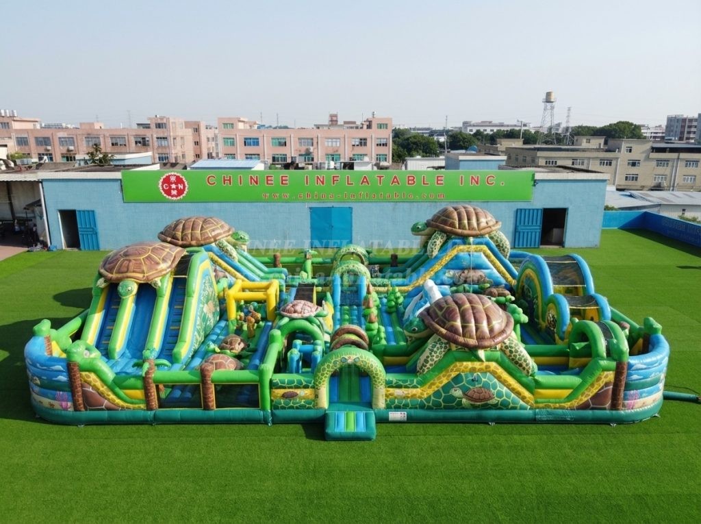 GF3-567 Turtle Theme Inflatable Park
