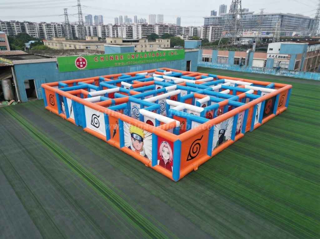 MAZE1-101 Naruto Theme Inflatable Maze