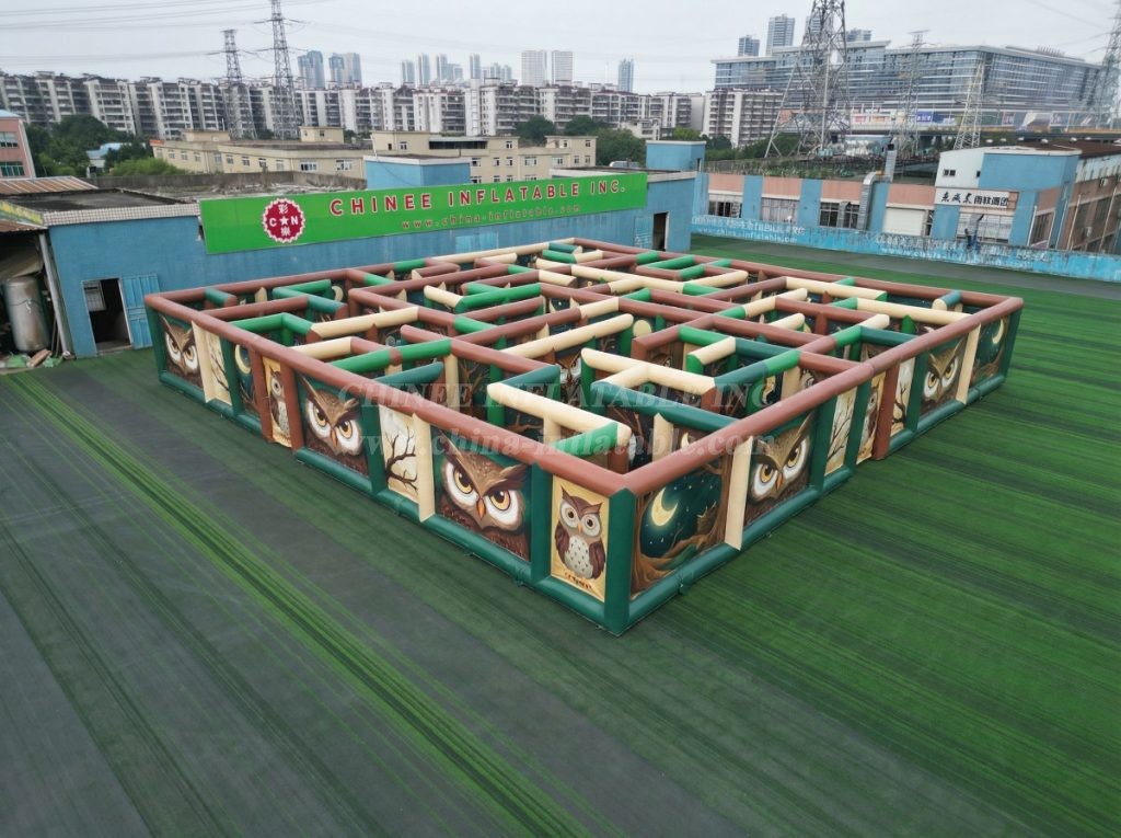 MAZE1-107 Owl Theme Inflatable Maze