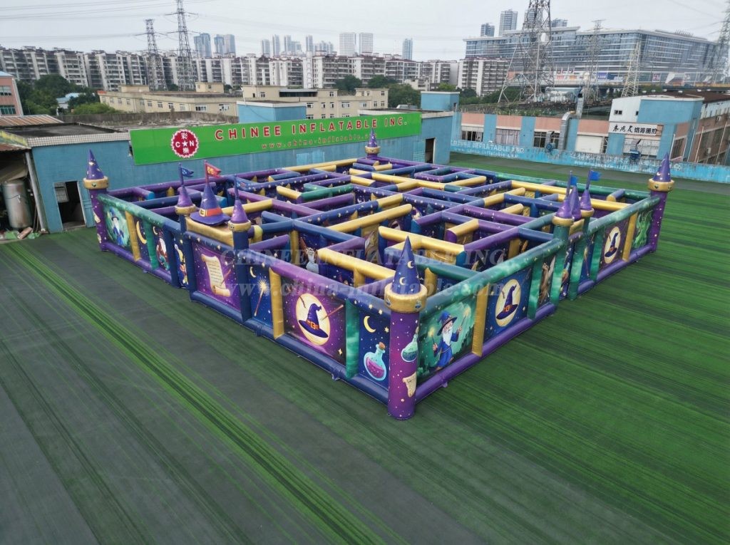 MAZE1-179 Wizard Theme Inflatable Maze