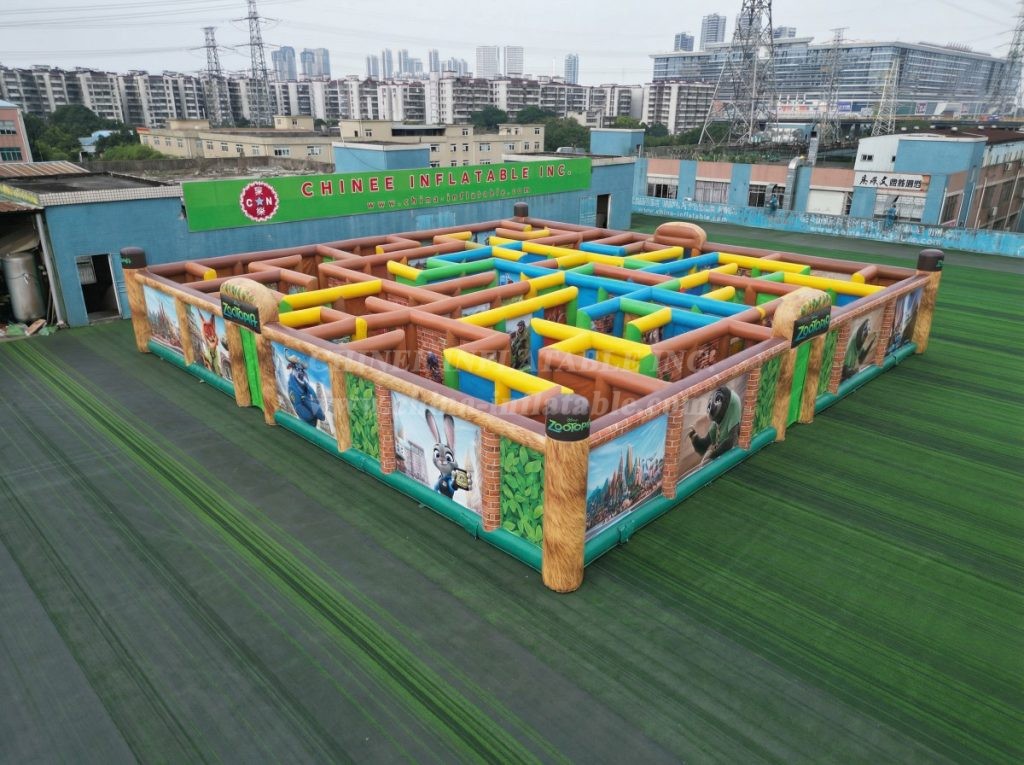 MAZE1-185 Zootopia Theme Inflatable Maze