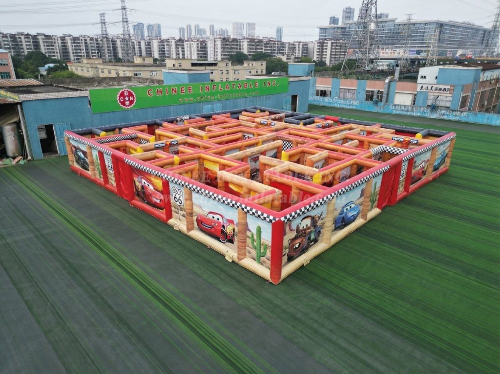 MAZE1-27 Cars Theme Inflatable Maze
